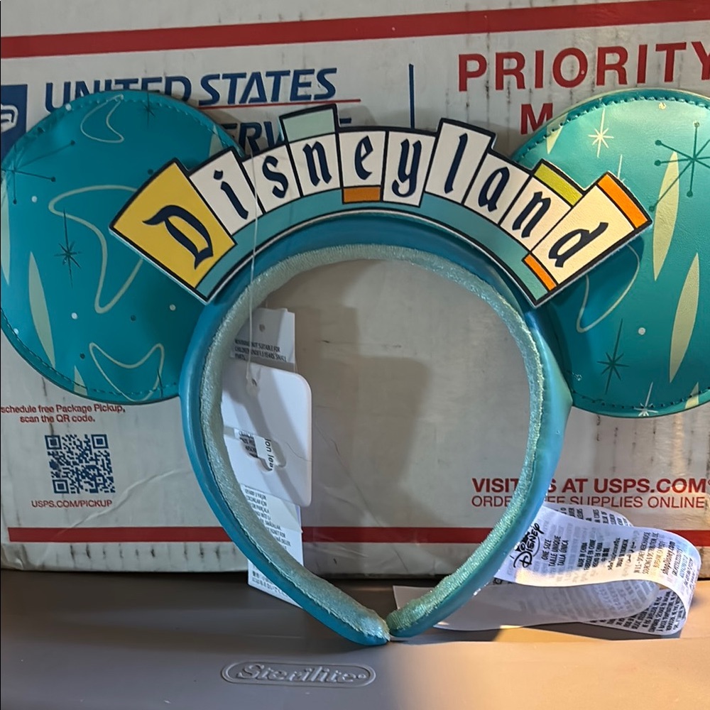 Disneyland Teal Mickey Mouse Ears Headband